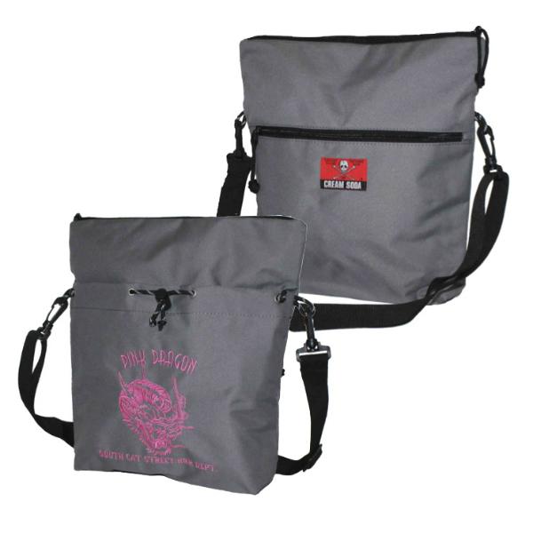 クリームソーダ クリームソーダ CS CROSS BODY BAG 3 ブラック クリームソーダ クリームソーダ CS CROSS BODY BAG 3 ブラック