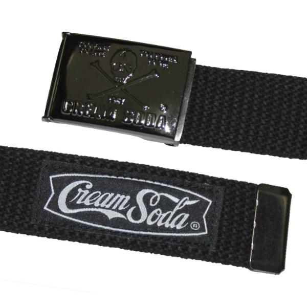 クリームソーダ（CREAM SODA） GIベルトドクロBLACKメッキ : ROCKIN