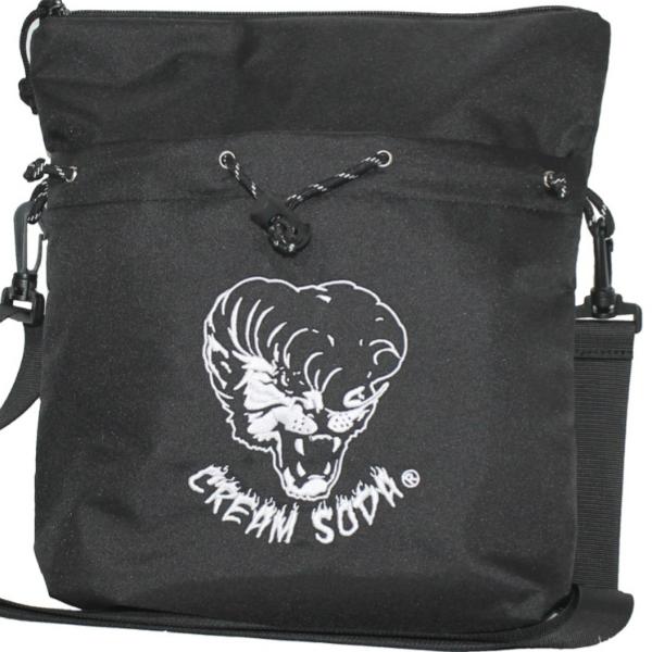 クリームソーダ（CREAM SODA） CS CROSS BODY BAG4 ブラック/モス