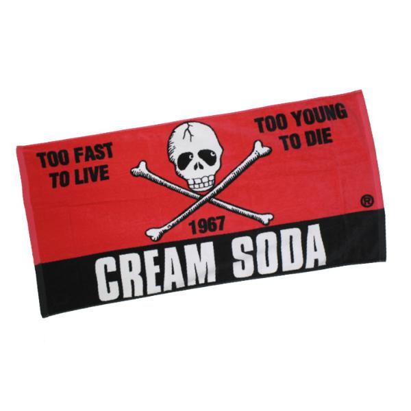 クリームソーダ（CREAM SODA） CS角ドクロバスタオル : ROCKIN WEB小島