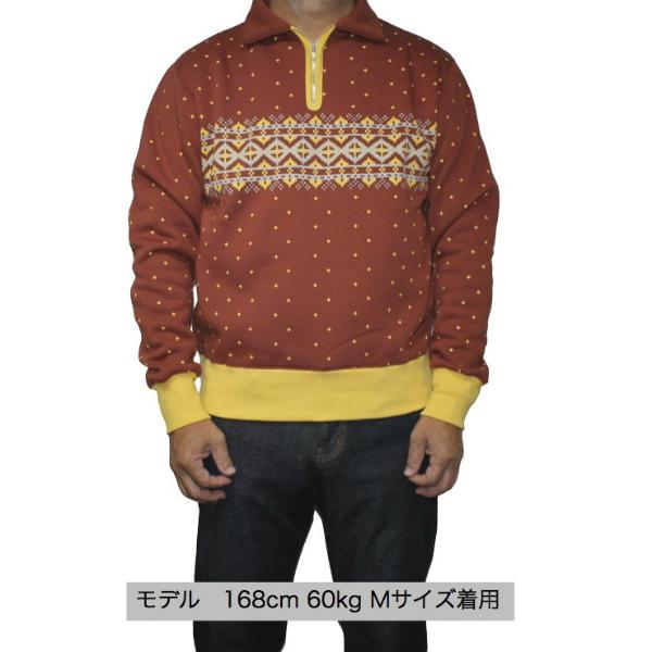 グッドロッキン　ヴィンテージスタイルハーフジップスウェットシャツ　ダイアモンド　Good Rockin_6