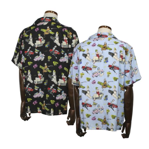 GOOD ROCKIN'（グッドロッキン） GRS-356 半袖レーヨンプリントシャツ