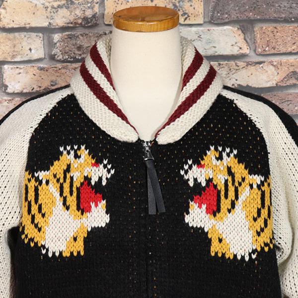 新品タグ付 HOUSTON カウチン ニット スカジャン スーベニア 22234 re-ap_22234