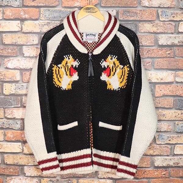 HOUSTON（ヒューストン） COWICHAN SWEATER カウチンセーター TIGER 虎
