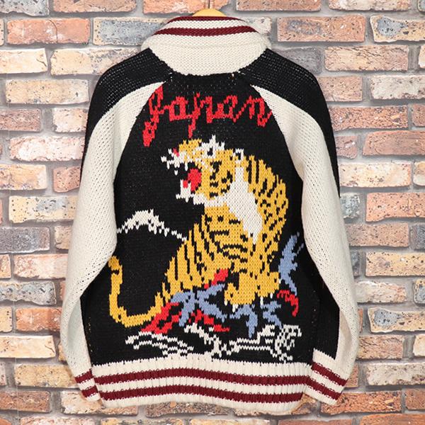 HOUSTON（ヒューストン） COWICHAN SWEATER カウチンセーター TIGER 虎