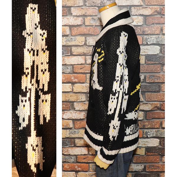 HOUSTON ヒューストン COWICHAN SWEATER スカジャン柄 カウチン