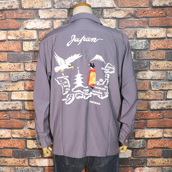 HOUSTON（ヒューストン） SOUVENIR L/S SHIRT 長袖スーベニアシャツ