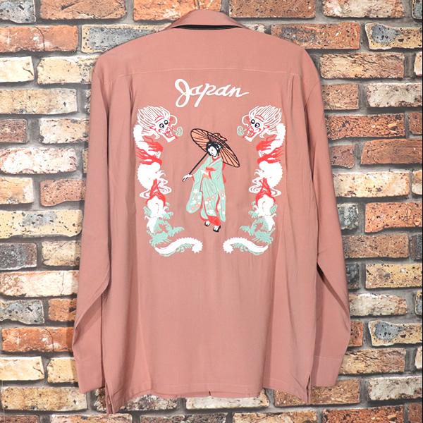 HOUSTON（ヒューストン） SOUVENIR L/S SHIRT 長袖スーベニアシャツ