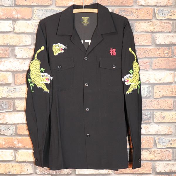 HOUSTON（ヒューストン） SOUVENIR L/S SHIRT 長袖スーベニアシャツ