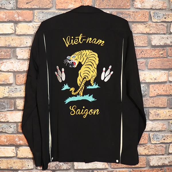 HOUSTON（ヒューストン） CUSTOM BOWLING L/S SHIRT 長袖ボウリング