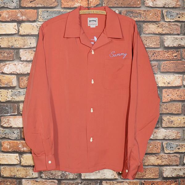 HOUSTON（ヒューストン） CUSTOM BOWLING L/S SHIRT 長袖ボウリング