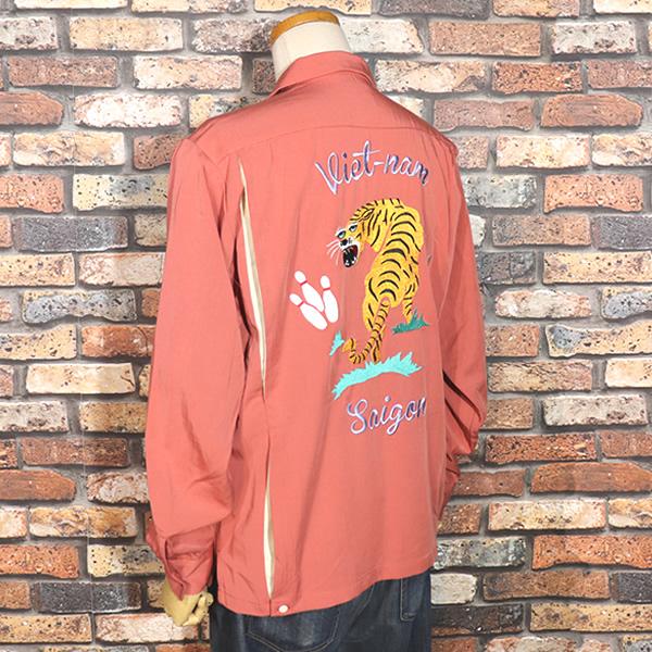 HOUSTON（ヒューストン） CUSTOM BOWLING L/S SHIRT 長袖ボウリング