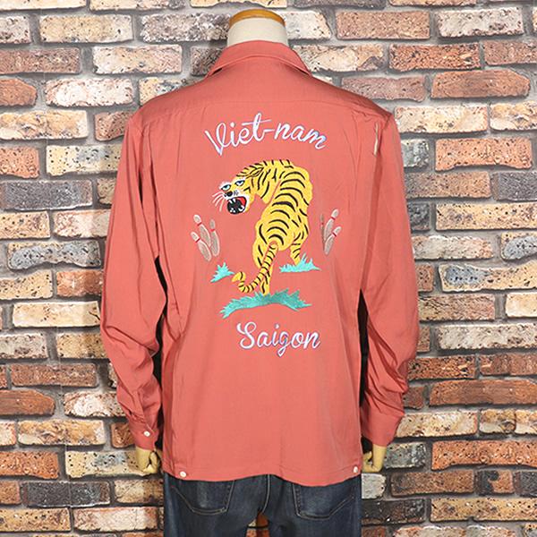 HOUSTON（ヒューストン） CUSTOM BOWLING L/S SHIRT 長袖ボウリング