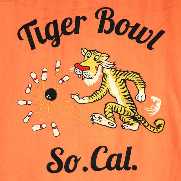 新品　HOUSTON ヒューストン　ボーリングシャツ　長袖　XL タイガー 虎 HOUSTON（ヒューストン） BOWLING SHIRT TIGER ボウリングシャツ 虎柄