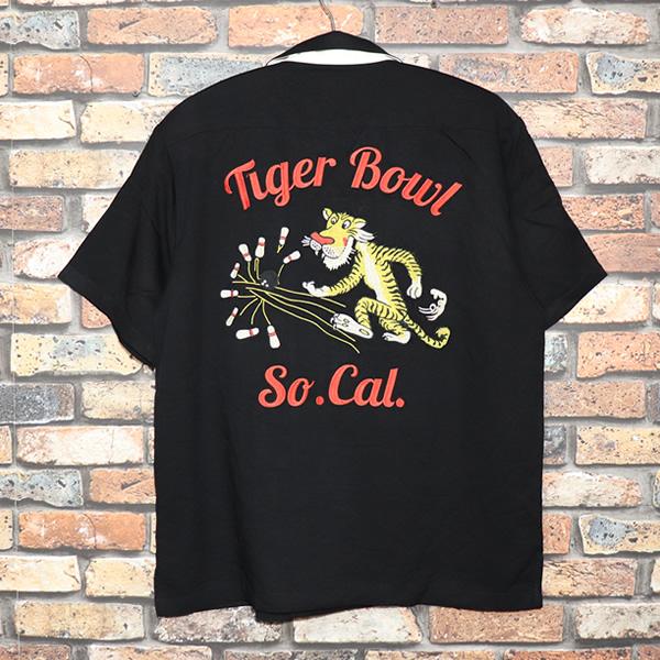 HOUSTON（ヒューストン） BOWLING SHIRT TIGER ボウリングシャツ 虎柄