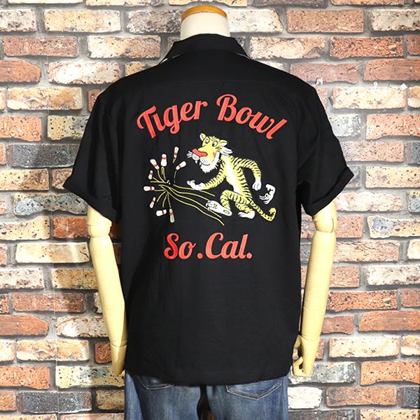 HOUSTON（ヒューストン） BOWLING SHIRT TIGER ボウリングシャツ 虎柄