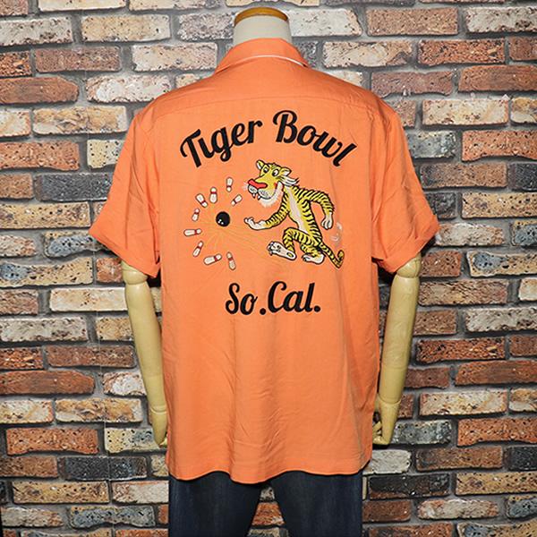 HOUSTON（ヒューストン） BOWLING SHIRT TIGER ボウリングシャツ 虎柄