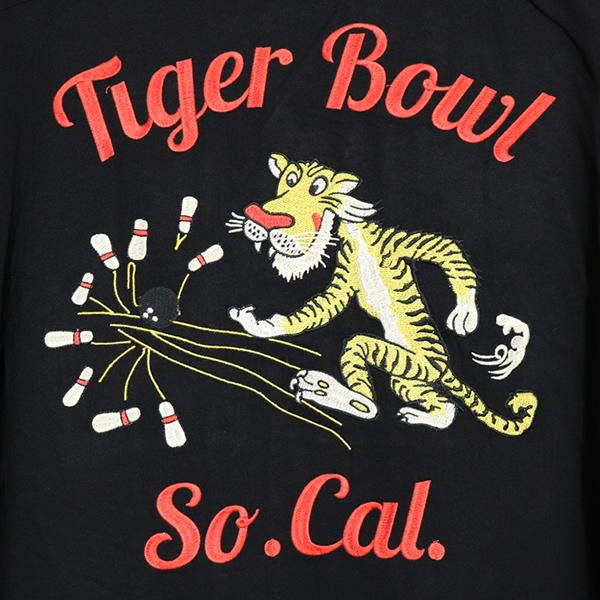 新品　HOUSTON ヒューストン　ボーリングシャツ　長袖　XL タイガー 虎 HOUSTON（ヒューストン） BOWLING SHIRT TIGER ボウリングシャツ 虎柄