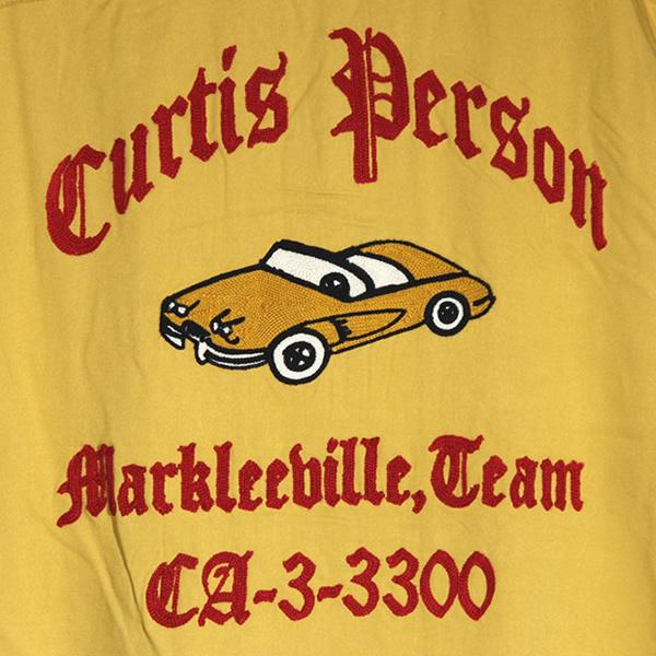 HOUSTON（ヒューストン） BOWLING SHIRT CAR ボウリングシャツ 車柄