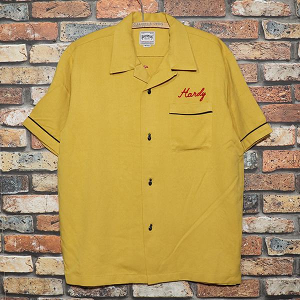 HOUSTON（ヒューストン） BOWLING SHIRT CAR ボウリングシャツ 車柄