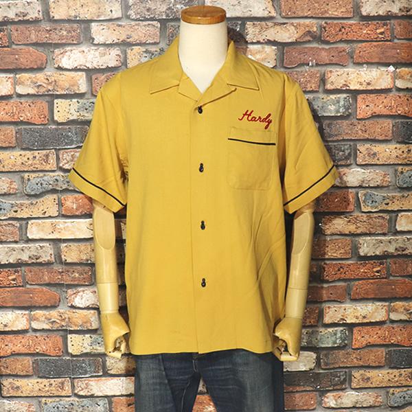 HOUSTON（ヒューストン） BOWLING SHIRT CAR ボウリングシャツ 車柄