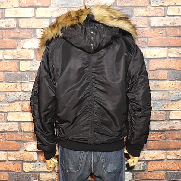 HOUSTON INC.　ヒューストン N-2B フライトジャケット 黒 HOUSTON（ヒューストン） N-2Bフライトジャケット BLACK 51536