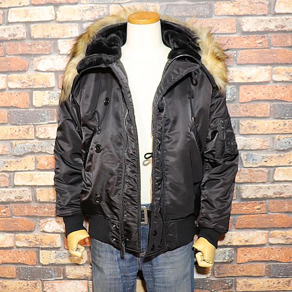 HOUSTON（ヒューストン） N-2Bフライトジャケット BLACK 51536