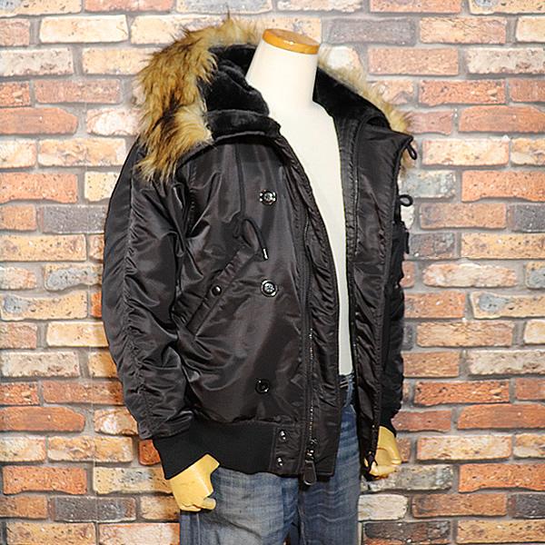 HOUSTON（ヒューストン） N-2Bフライトジャケット BLACK 51536