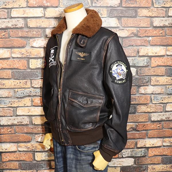 HOUSTON（ヒューストン） CUSTOM G-1 LEATHER JACKET G-1フライト