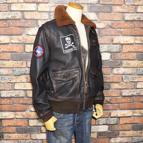 63 LEATHERS G-1 フライトジャケット HOUSTON（ヒューストン） CUSTOM G-1 LEATHER JACKET G-1フライト