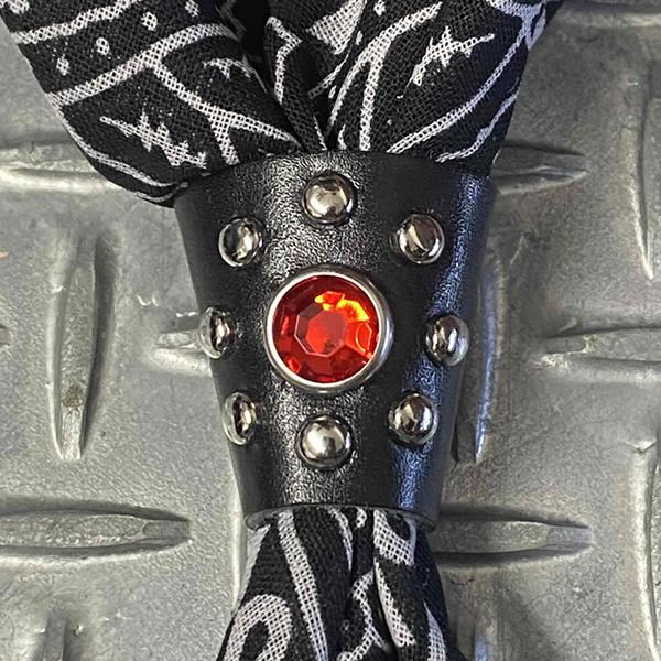 GOOD ROCKIN'（グッドロッキン） Bandana Ring Leather studs レザー