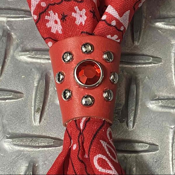 GOOD ROCKIN'（グッドロッキン） Bandana Ring Leather studs レザー