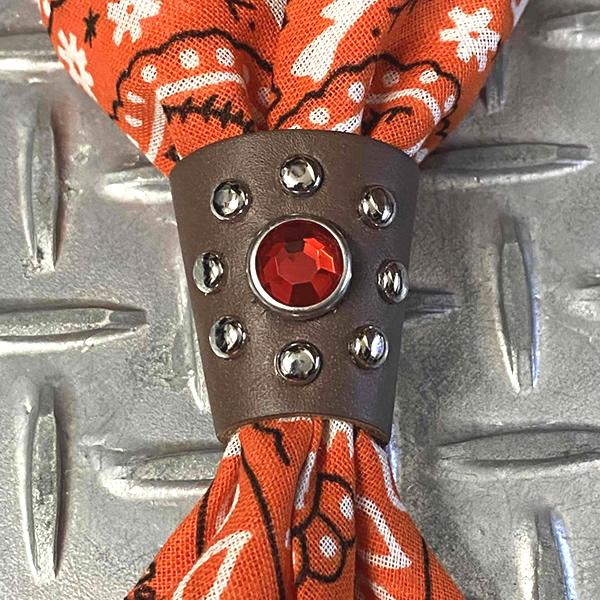 GOOD ROCKIN'（グッドロッキン） Bandana Ring Leather studs レザー