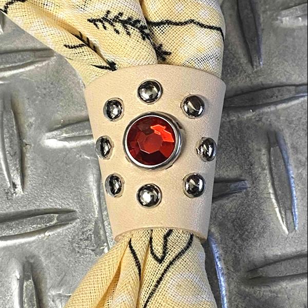 GOOD ROCKIN'（グッドロッキン） Bandana Ring Leather studs レザー