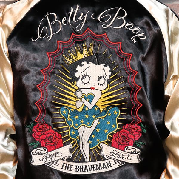 ベティ・ブープ リバーシブルジャケット BETTY BOOP（ベティ ブープ） ブレイブマン BBB-2453 リバーシブル
