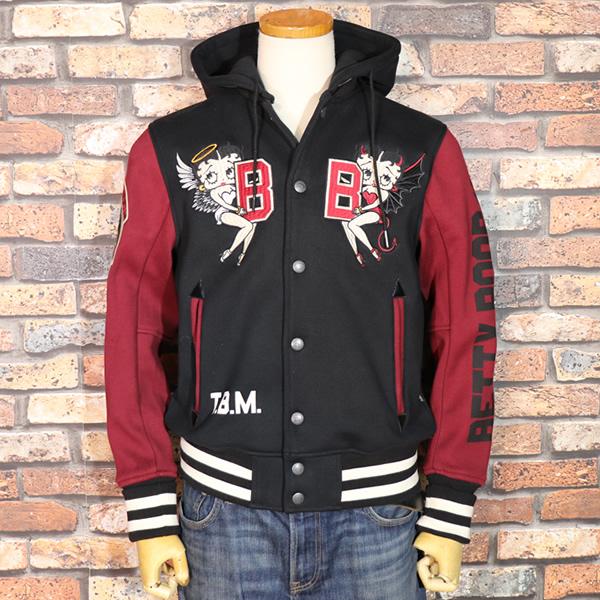 ベティ・ブープ ジャンパー　ブルゾン セール！40％オフ！】THE BRAVEMAN×BETTY BOOP ブレイブマン ベティ