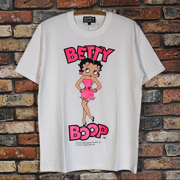 BETTY BOOP ベティーブープ ‘90S復刻版 NEON BETTY プリントTシャツ BE-107 :BE-107:CREAMSODA
