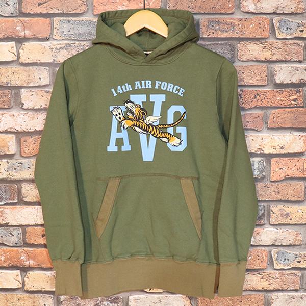 BUZZ RICKSON'S バズリクソンズ フライングタイガー スウェット　M 14th ファッション BUZZ RICKSON'S バズ リクソンズ フライング