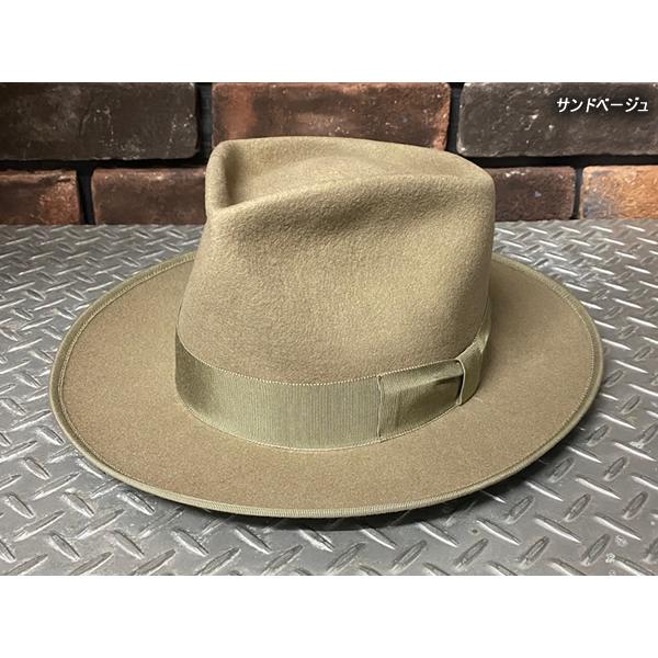 チャスティングラウンジ サンドベージュ フェルトハット L GOOD ROCKIN'（グッドロッキン） CHEATHING LOUNGE チーティング