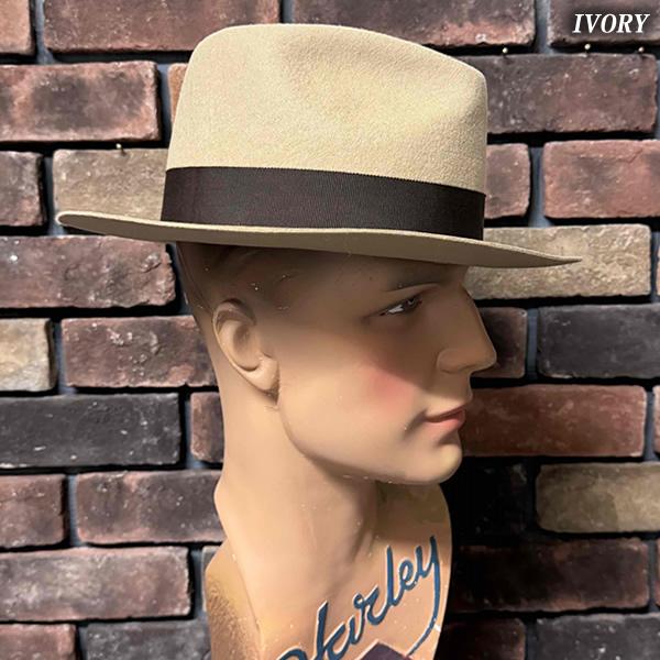 Dry Bones（ドライボーンズ） Wool Fedora Hat ウールフェドラハット