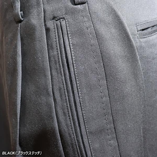 Dry Bones（ドライボーンズ） Hand Stitched Two Tuck Trousers ハンド