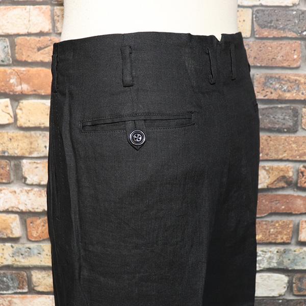 Dry Bones（ドライボーンズ） Hand Stitched Linen Two Tuck Trousers
