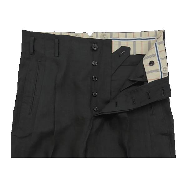 y*s様 ドライボーンズ/スラックス/ロカビリー/美品 Dry Bones（ドライボーンズ） Hand Stitched Linen Two Tuck Trousers
