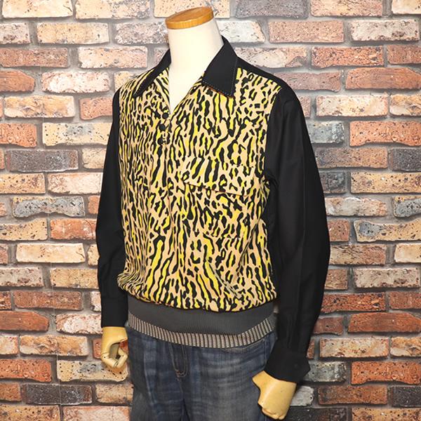 Dry Bones（ドライボーンズ） 2tone Print Gaucho Shirt 2トーン