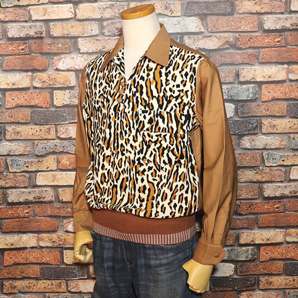 Dry Bones（ドライボーンズ） 2tone Print Gaucho Shirt 2トーン