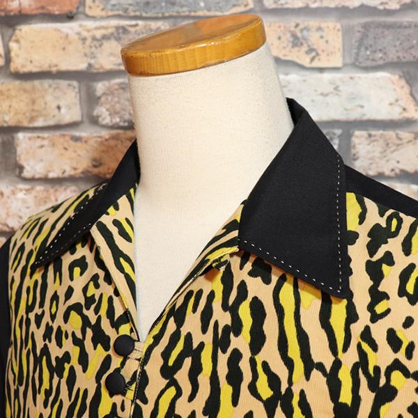 Dry Bones（ドライボーンズ） 2tone Print Gaucho Shirt 2トーン