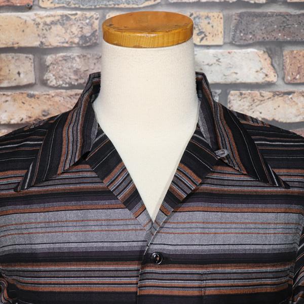 Dry Bones DRY BONES ドライボーンズ Border Open Shirt ボーダー 