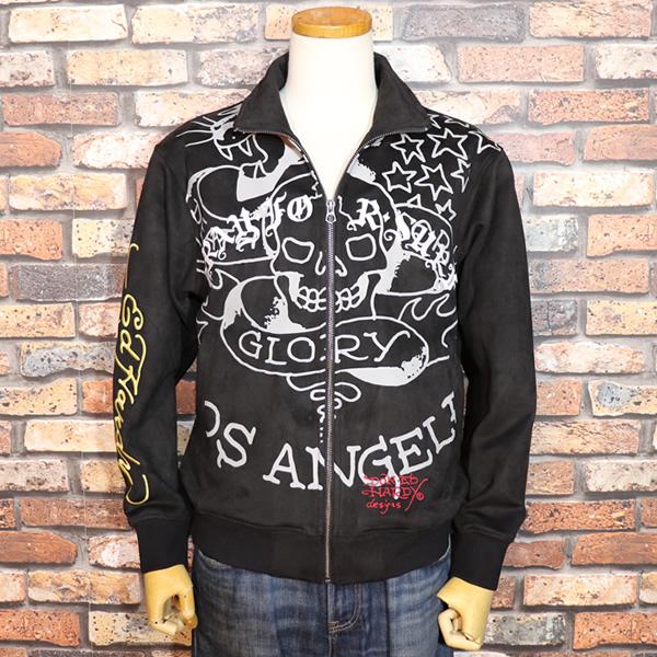 Ed Hardy（エド・ハーディー） 起毛プレーティング ZIP-HI EDH-2410 