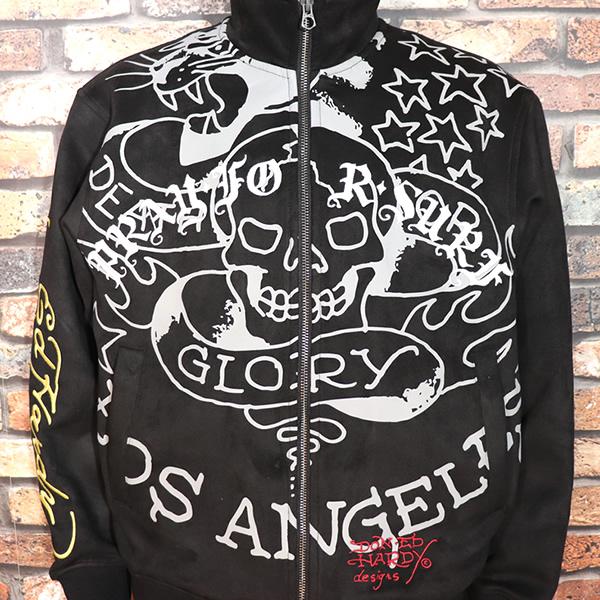 Ed Hardy（エド・ハーディー） 起毛プレーティング ZIP-HI EDH-2410 