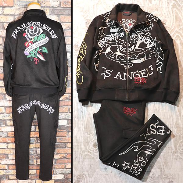 Ed Hardy（エド・ハーディー） 起毛プレーティング ZIP-HI EDH-2410 
